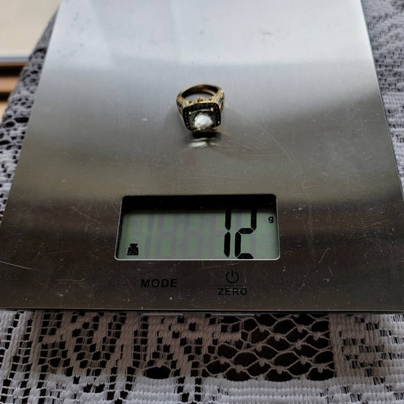 Rare vintage LeVian mint julep chocolate and vanilla diamond 14k Honey gold ring - Picture 11 of 11